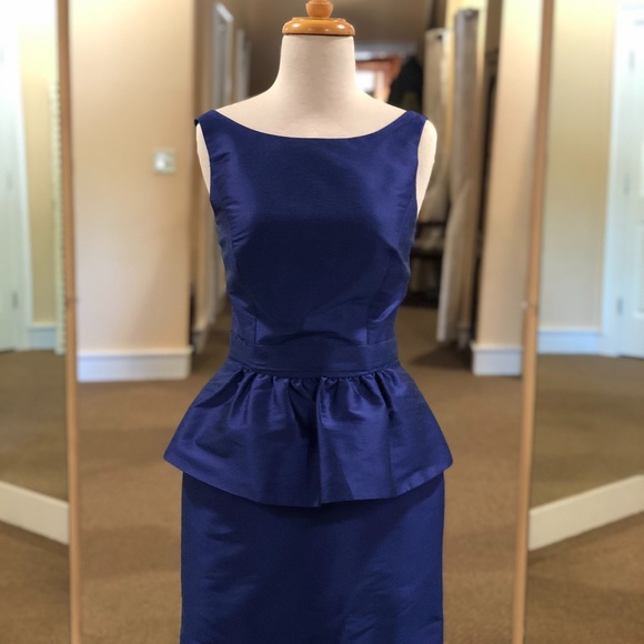 ALFRED SUNG Dresses & Skirts - Short peplum cocktail dress ALFRED SUNG Dresses & Skirts - Short peplum cocktail dress